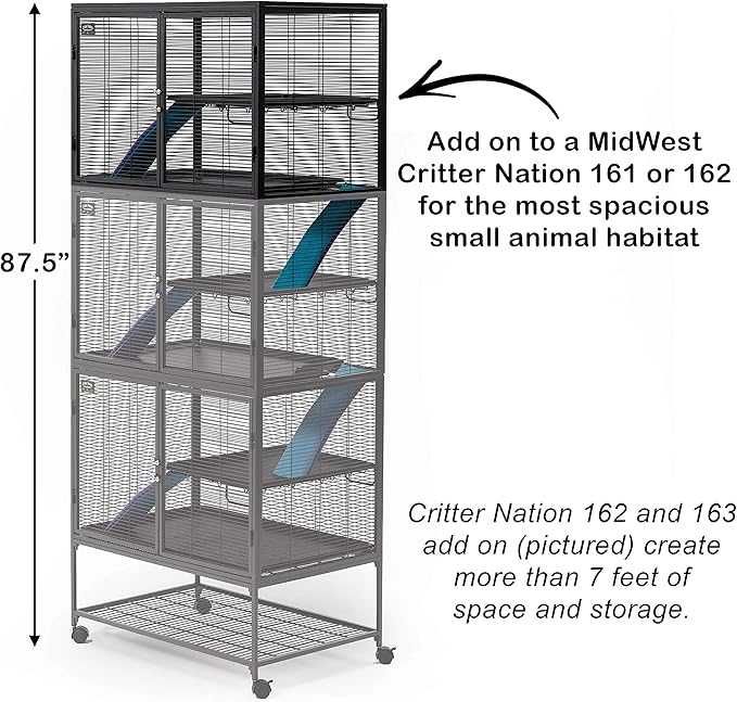 Midwest Homes Klatka dla Małych Zwierząt 92x62x62cm