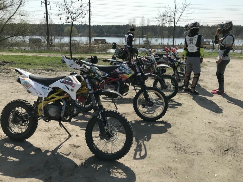Прокат мотоциклов мото питбайков Киев! Обучение и туры (pitbike moto)