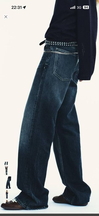 Джинси Zara low-rise wed leg