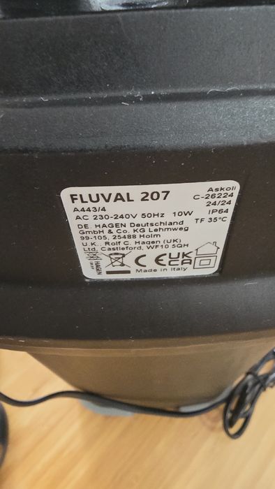 Canister Fluval 207 - Filtro aquário