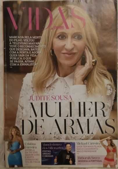 4 revistas diversas de Judite de Sousa