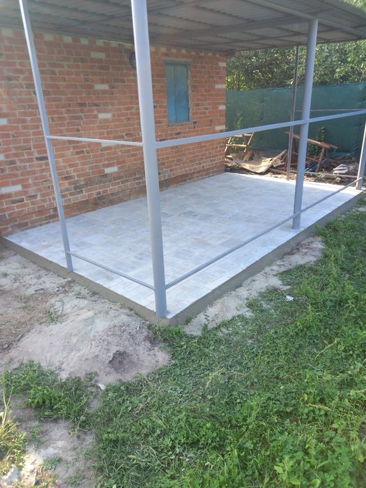 Укладка тротуарной плитки