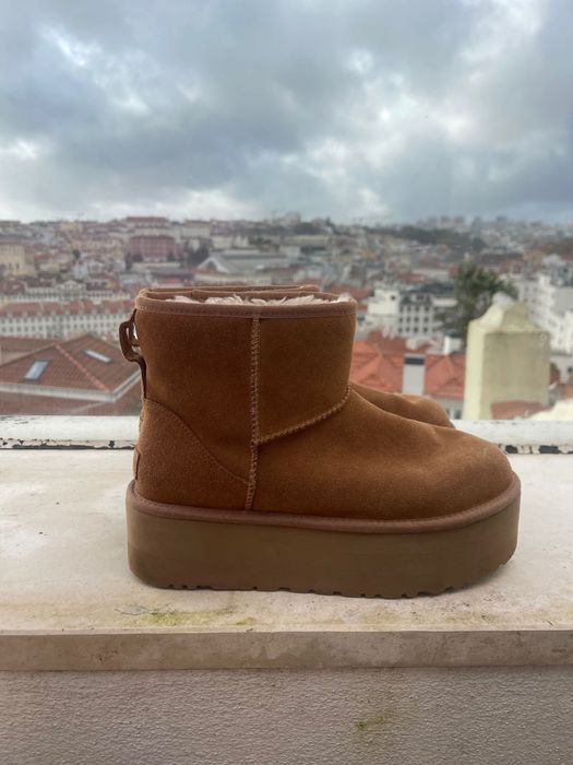 UGG Platform Chestnut Boots 41 – Original – Lisbon