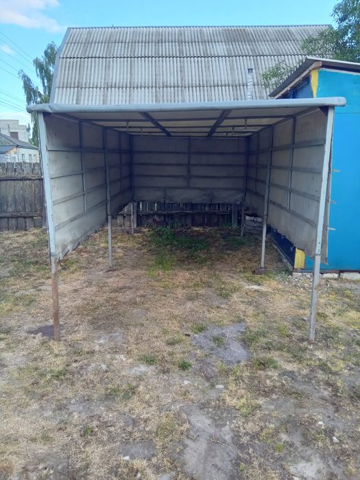 Продам тент с каркасом.
