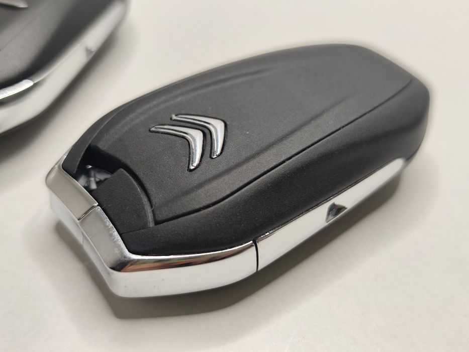 Carcaça Chave Comando Peugeot Citroen 208 308 508 2008 3008 5008 C3 C4 C5 Aircross 3 Botões Keyless Inteligente Novo