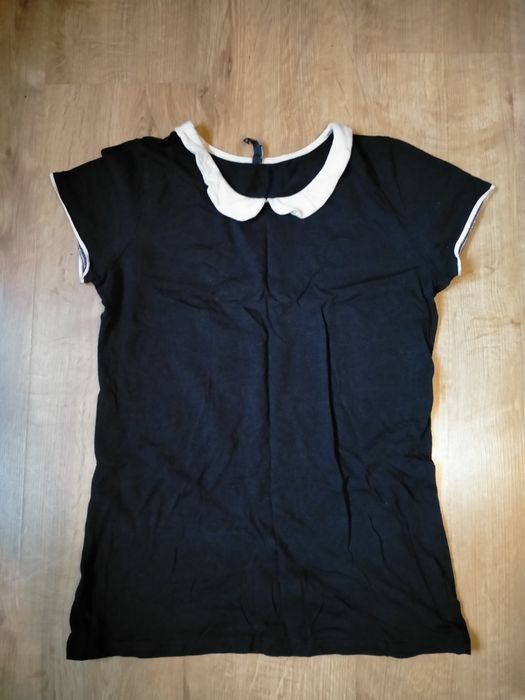 Koszulka z kołnierzykiem Cropp