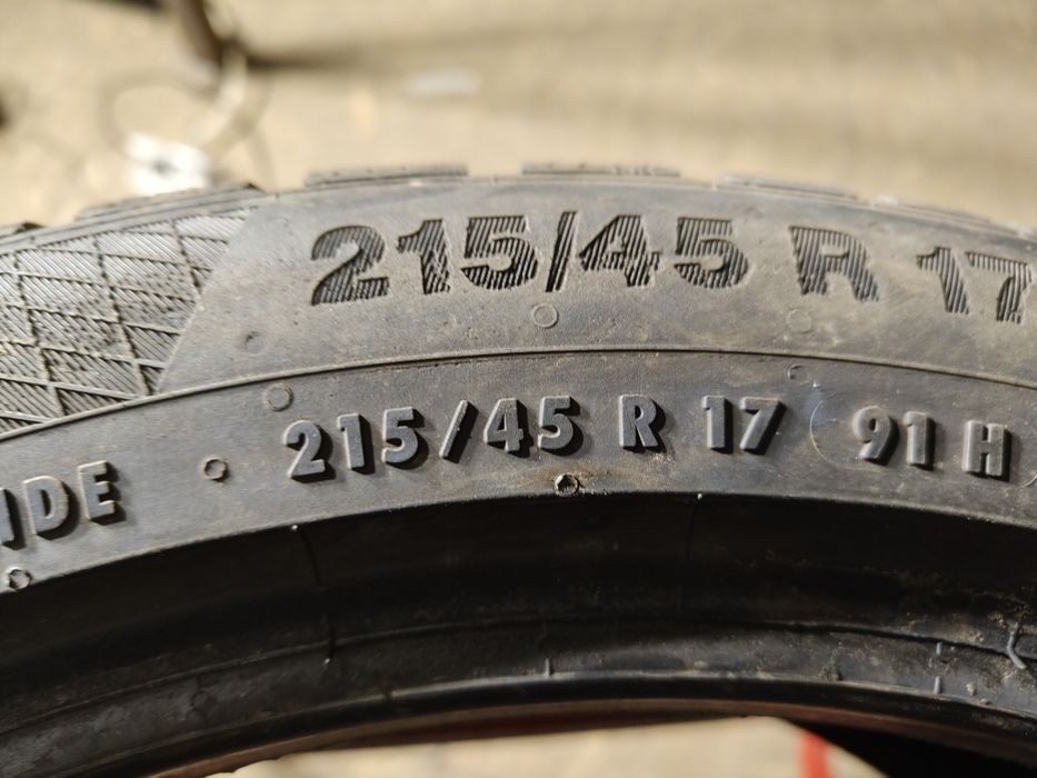215/45R17 91 H Continental WinterContact TS 850P    Z411/40B