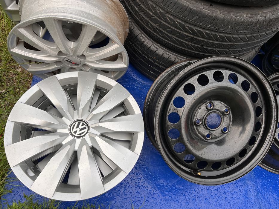 Диски R16 5x112 vw touran з ковпаками 2019рік 5 112