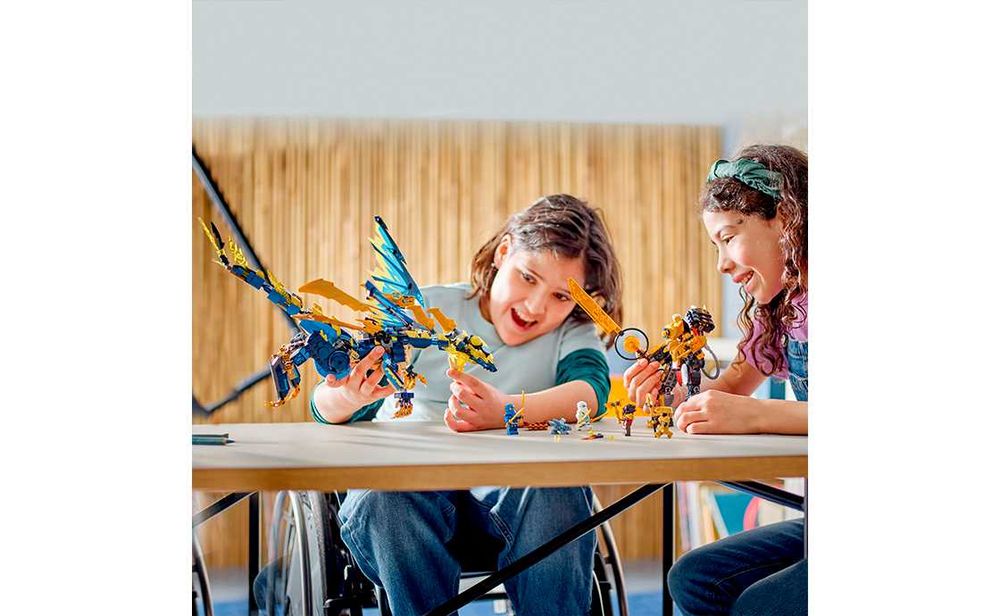 Lego Ninjago 71796 Стихийный Дракон против Робота Императрицы. В наличии