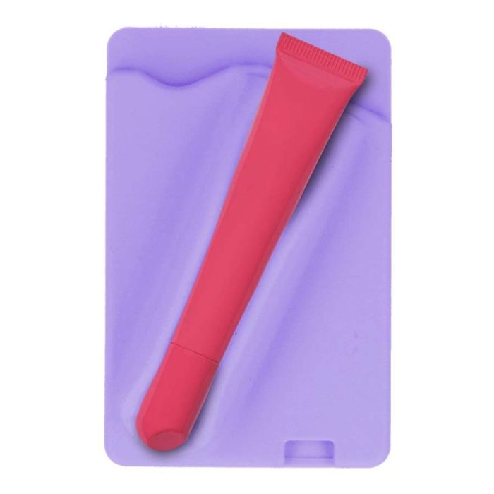 Porta-cartões Lip para Telemóvel Creme- Casa de las Carcasas