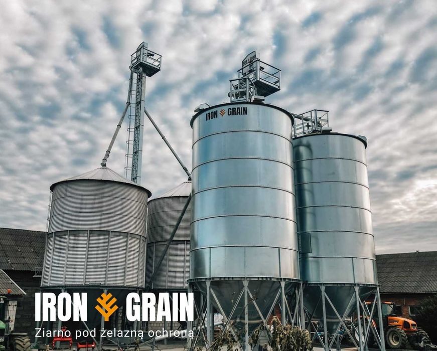 SILOSY zbożowe Lejowe silos od 10T do 2000Ton Ocynk Polski producent