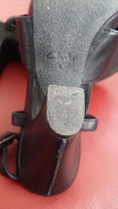 Buty sandały Clarks na platformie skóra 39 (6) i 40 (6,5) stan idealny