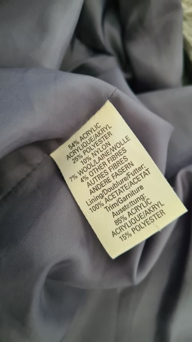 Bardzo długi płaszcz. Szary. Ciepły. Kołnierz sztuczne futerko