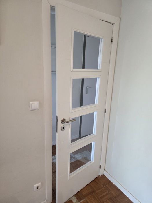 Porta interior com vidros