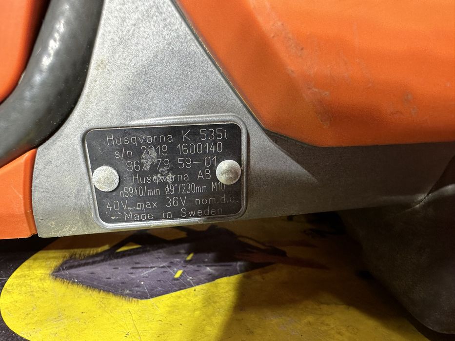 Акумуляторний різак Husqvarna K535i швонарезчик Аккумуляторный резчик