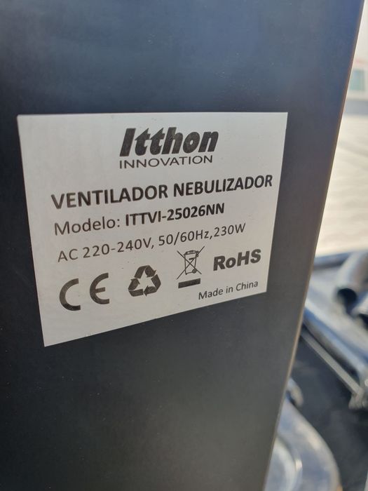 Ventilador nebulizador industrial