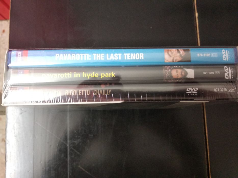Pavarotti DVD collection novo e selado