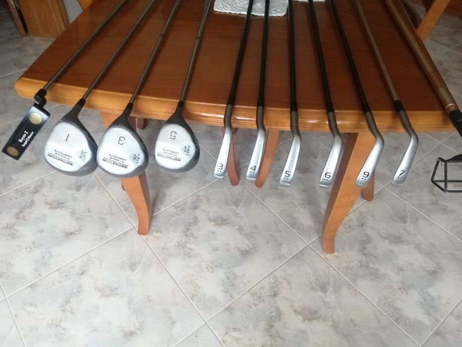 Vendo saco de golfe com tacos