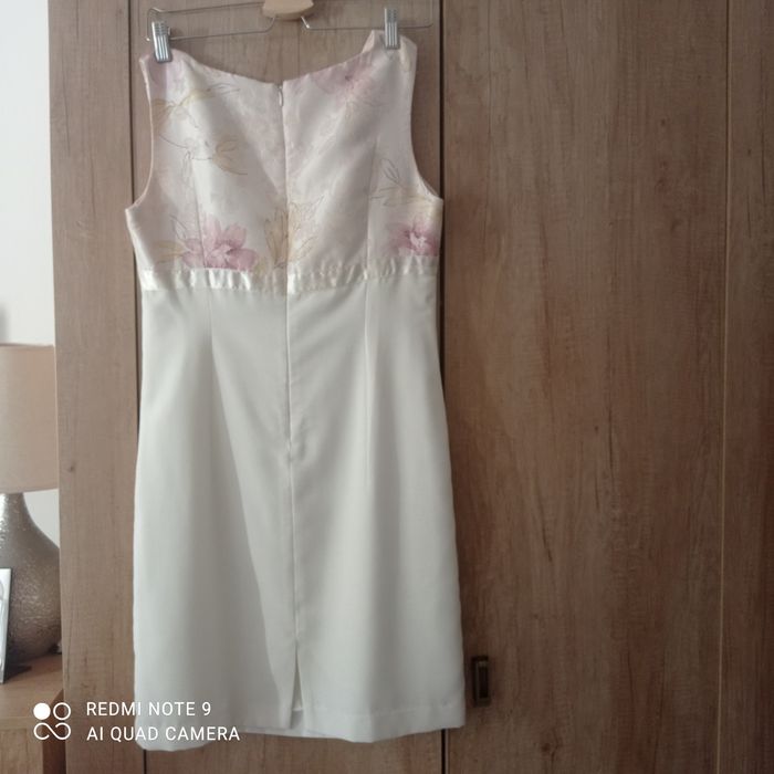 Sukienka elegancka, na komunie, wesele,chrzest,kremowa 40