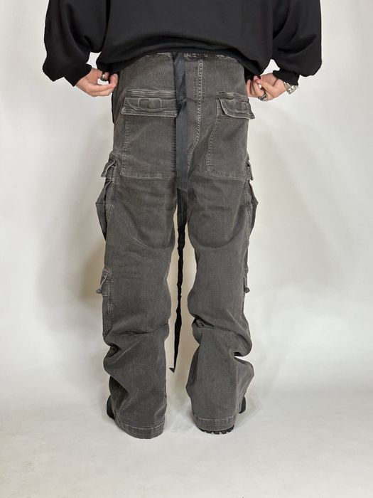 Rick Owens DRKSHDW штаны карго cargo bella washed opium archive джинсы