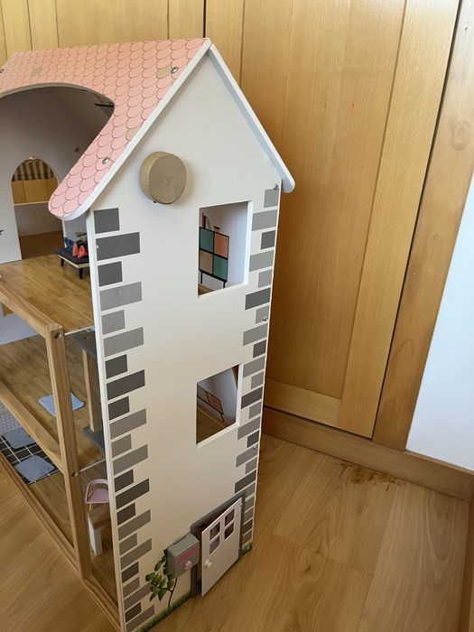 Casa bonecas de madeira (lidl)