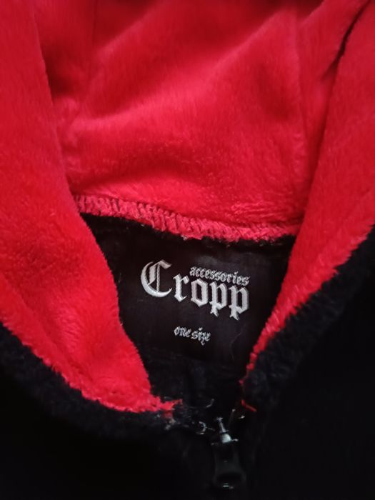 Kigurumi czarne czerwone piżama jednoczęściowa potworek potwór stworek Cropp one size