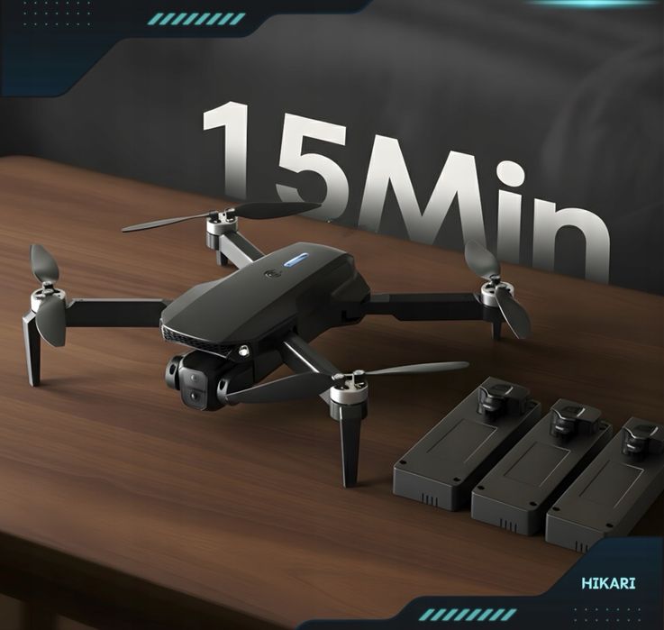 NOWOŚĆ 2026 Dron E88 Gt bezszczotkowy 2 kamery WIFI 3 Baterie