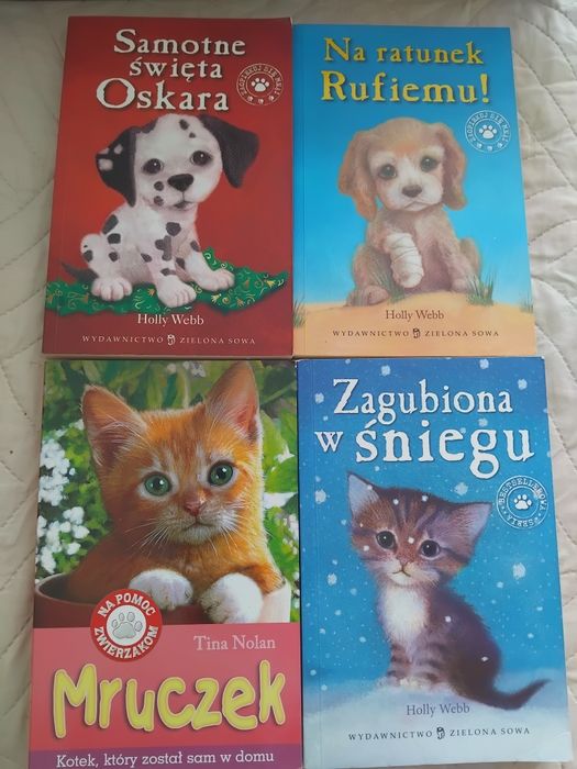 Tina Nolan Holly Webb Na ratunek Rufiemu zwierzątka kotki pieski mrucz