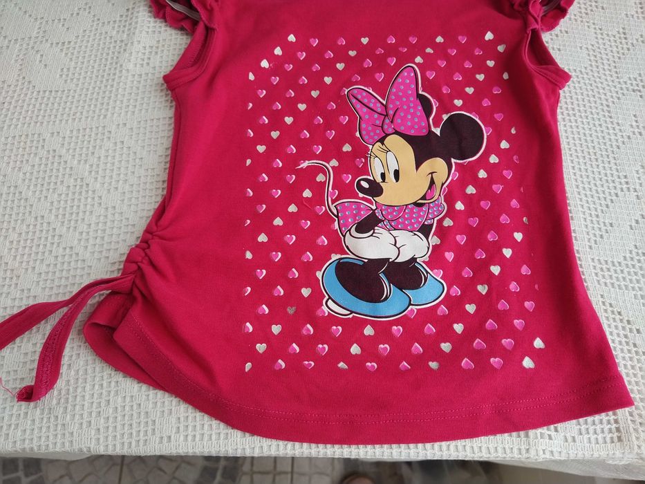 Blusa cor de rosa da Disney - 18 - 24 meses