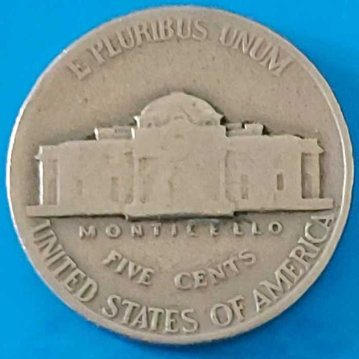 Five cents de 1939, USA ou Jefferson Níckel