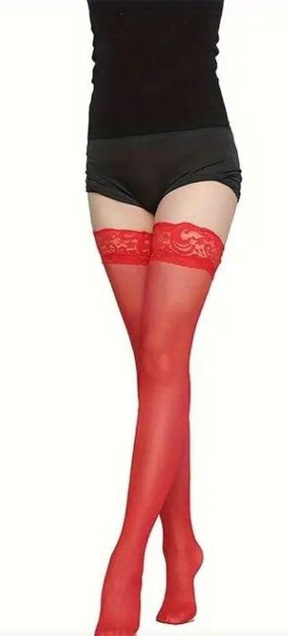 Жіночі червоні чулочки