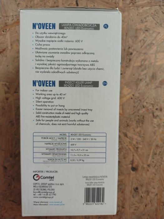 Lampa owadobójcza NOVEEN