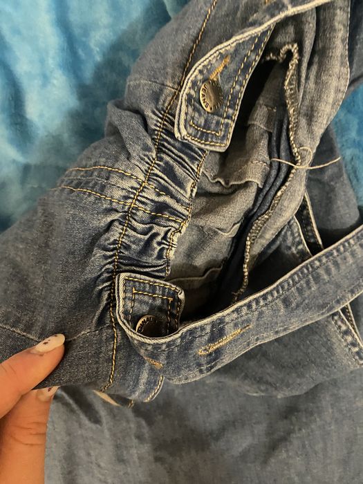 Джинсовый сарафан для беременных