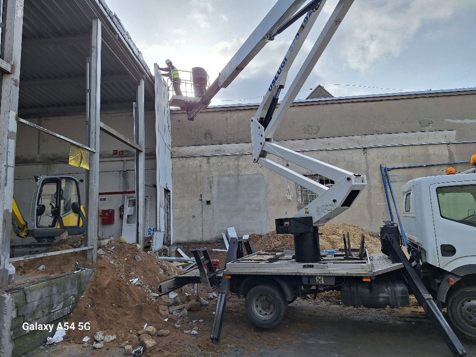 Podnośnik koszowy zwyżka na wynajem 24m