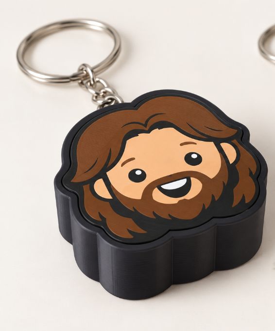 Chaveiro Clicker Jesus Cristo