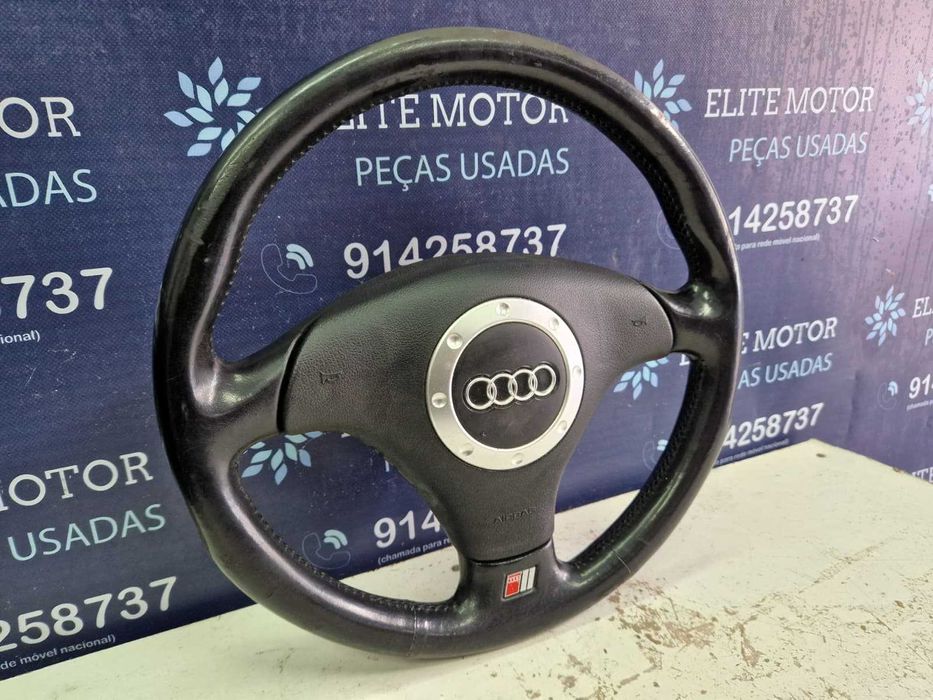 Volante usado pele com airbag AUDI TT 8N SLINE A3 8L A4