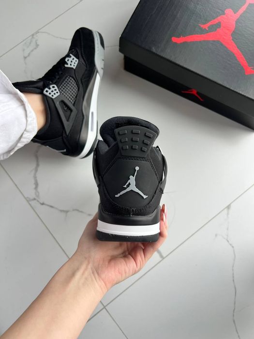 36-45 Jordan 4 Retro SE Black Canvas