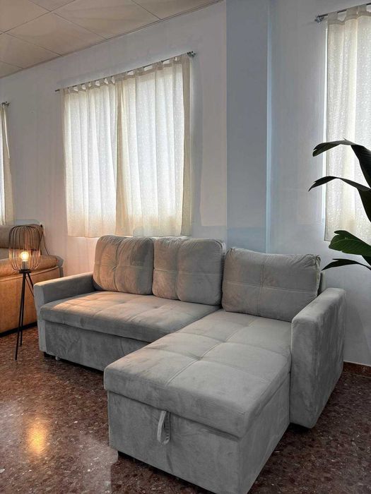 Sofá cama reversivel novo paga na ato entrega Envio grátis
