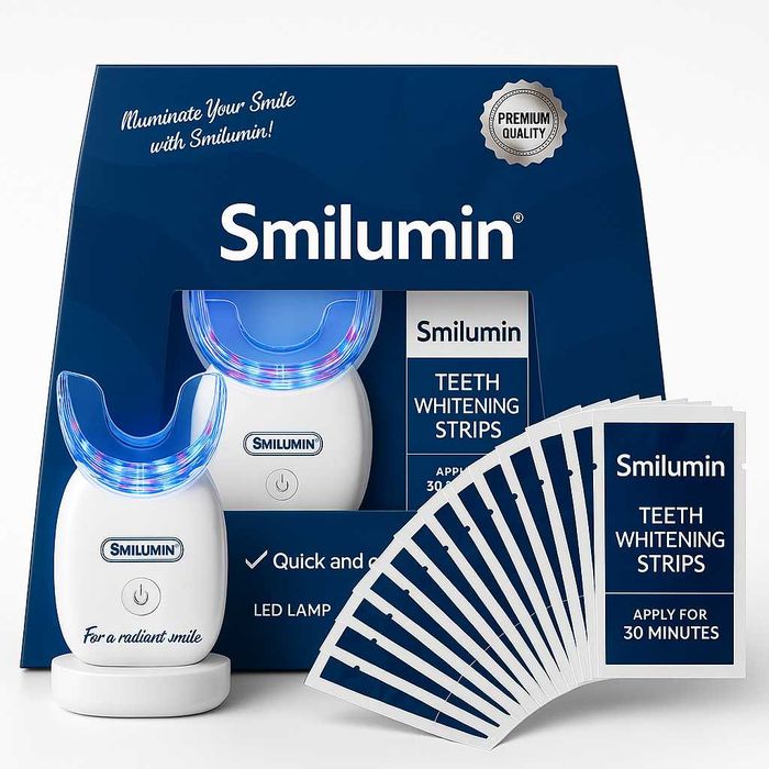Najmocniejsze paski wybielające 40 szt. z USA  Smilumin LED CREST