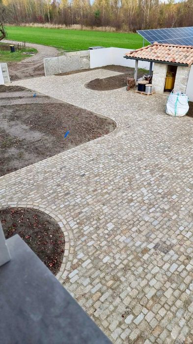 Kostka granitowa żółta