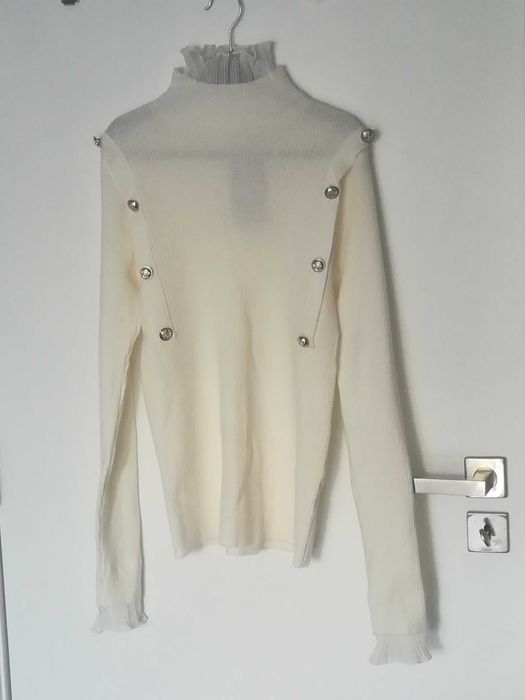 camisola com gola  (nova) - s/m