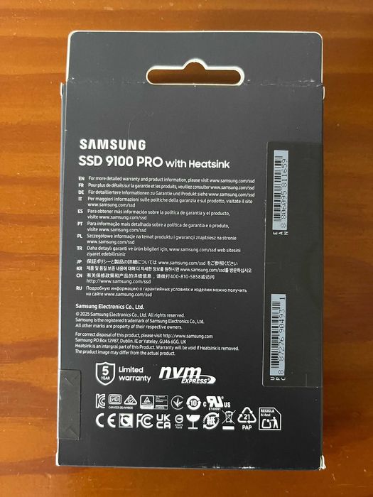 SSD Samsung 9100 Pro 4TB selado