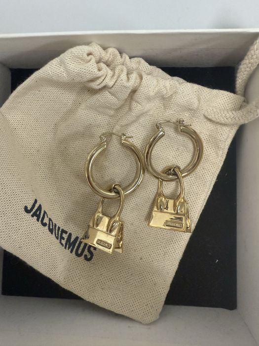 Сережки сумочки, бренд jacquemus