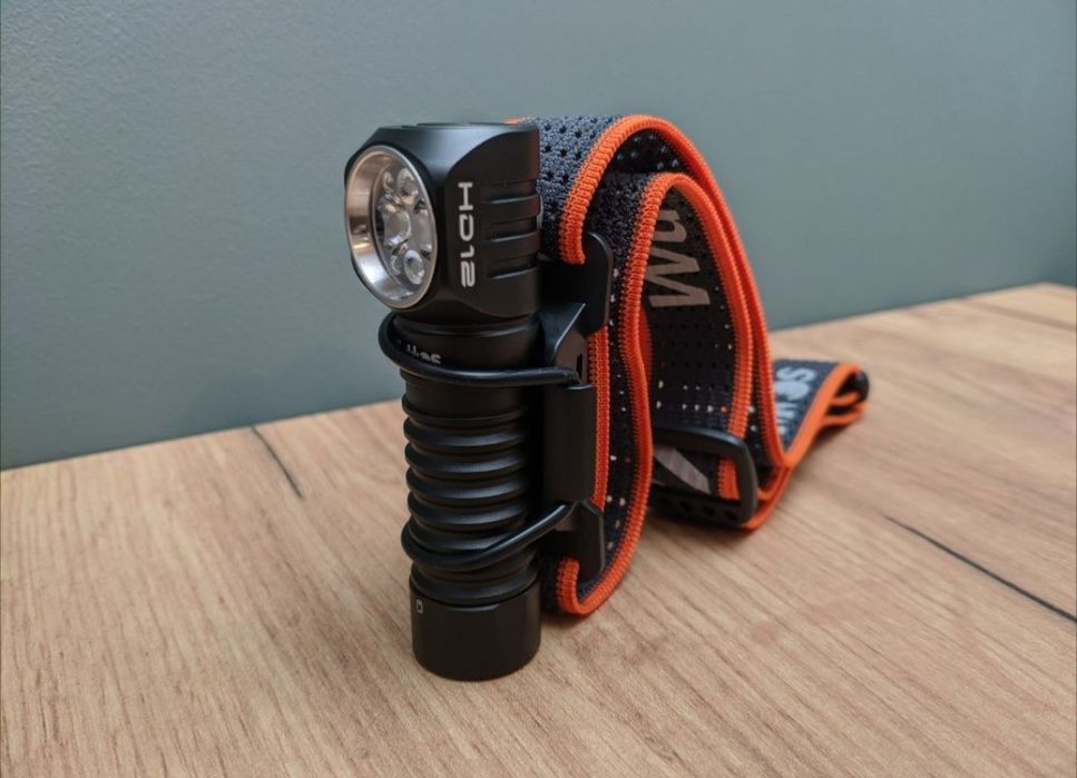 Latarka czołowa, czołówka Wurkkos HD12, 850lm, lekka, AA