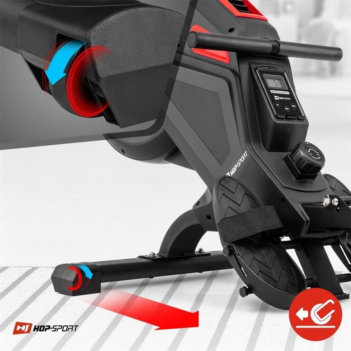 Гребний / Гребной тренажер повітряний Hop-Sport HS-070R Rush Гребля