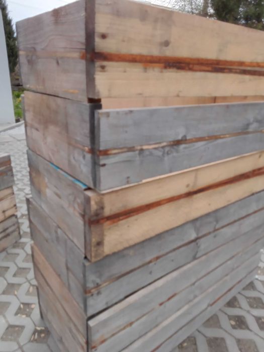 Podwyższone grządki, skrzynie na warzywa, nadstawki z grubej deski