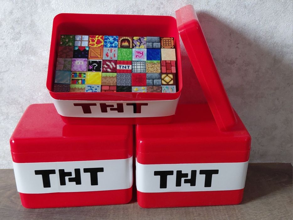 Магнитный Конструктор Майнкрафт кубики на магнитах Minecraft 100 200