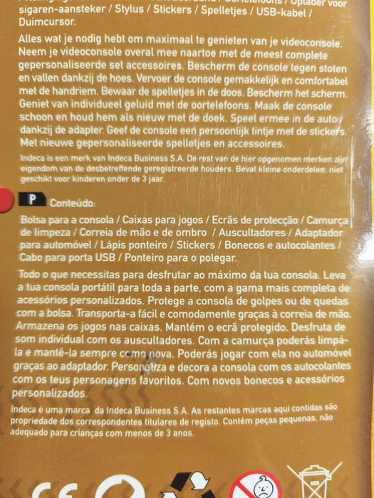 Acessórios para Nintendo DS lite