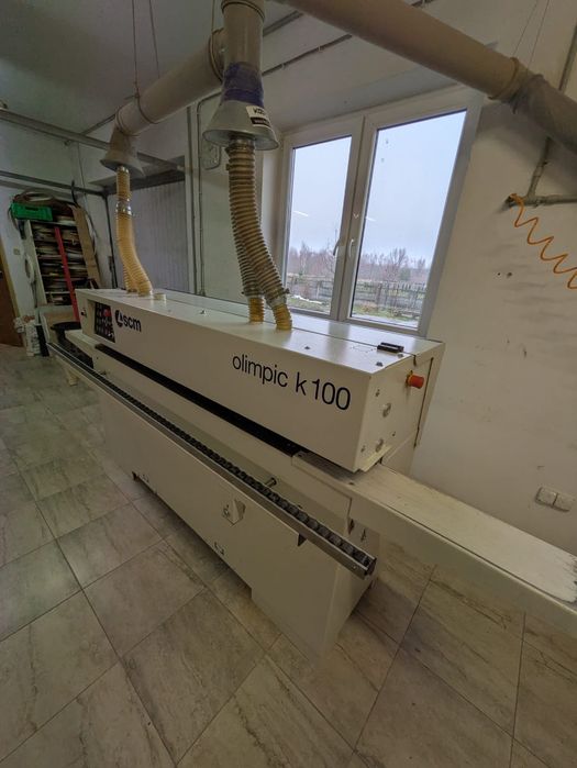 Okleiniarka SCM K100 wstępne frezowanie