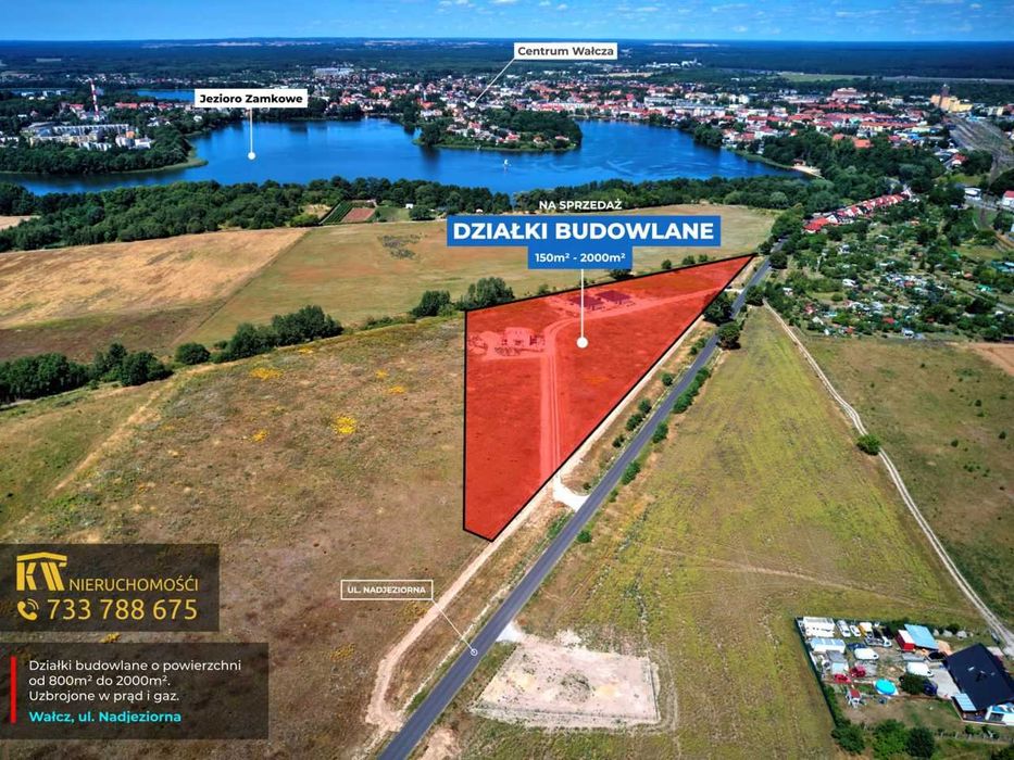 Działka budowlana Wałcz Nadjeziorna